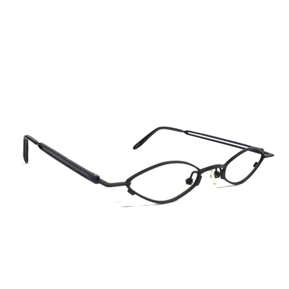 ogi Eyeglasses Frames 9006 COL. 501 Black Purple Oval Wire Rim 43-20-140